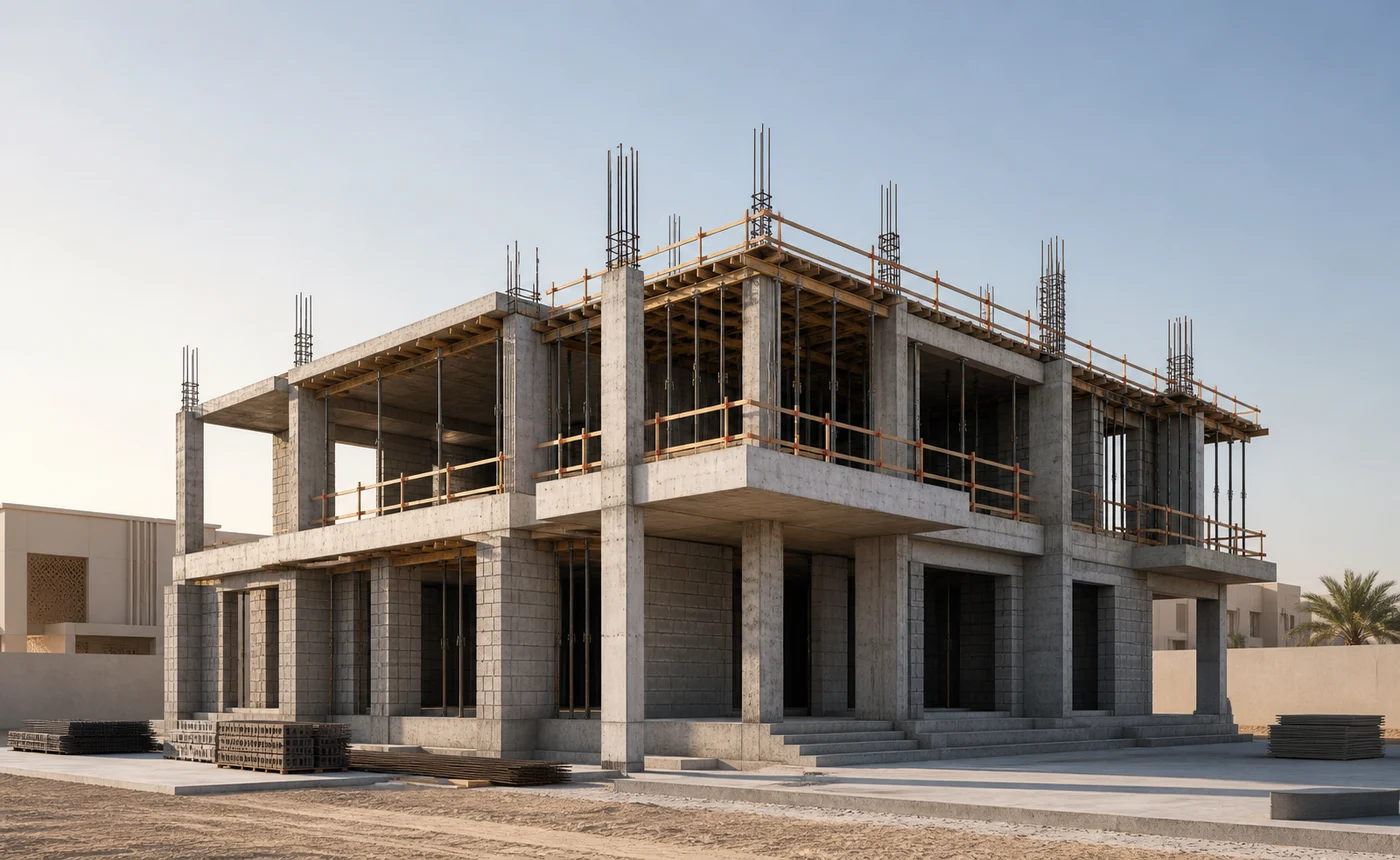 تصور معماري توضيحي لخدمة الهيكل